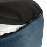 Qivuit Blue Foot Pouf