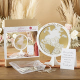 Wedding Guest Book Alternative - Globe