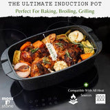 Moss & Stone 12-Inch Nonstick Oval Roaster Pot