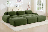 MIA 117'' 3-Seater Sofa with 3 Ottomans