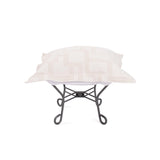 Indoor/Outdoor Puff Scroll Chair Syros Natural
