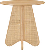 Butterfly - Solid Wood And Natural Cane Table With Natural Top