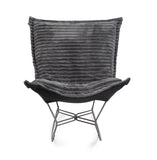 Puff Rocker Shar Pei Charcoal/Black
