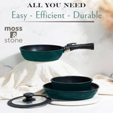 Moss & Stone 10-Pc Nonstick Cookware Set