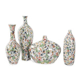 Jardin Colore' Tall Necked Vase