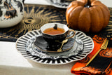 Grace Teaware Black Cat Gold Tea Cup & Saucer, 7.5 oz