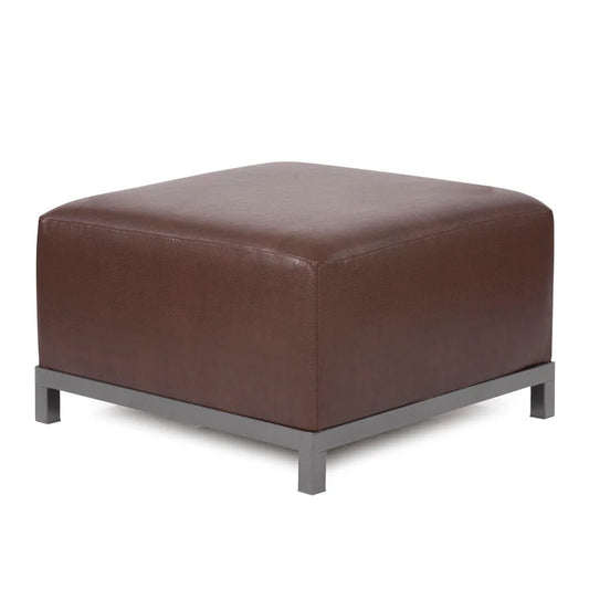 Axis Ottoman Avanti Pecan Titanium Frame