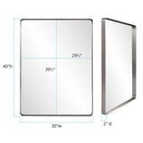 Steele Silver Mirror