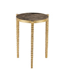 Corrado Cappuccino Marble Accent Table