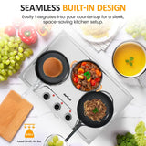 Wholesale 1800W Triple Burner Portable Electric Ceramic Stove