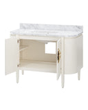 Briallen 48" White Vanity with Oval Undermount Sink