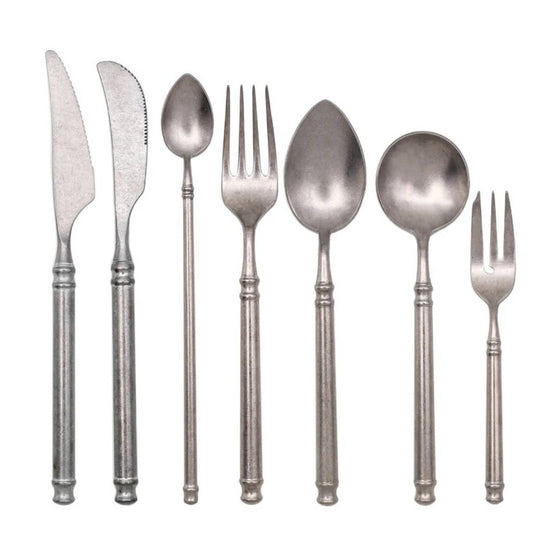 Retro 304 Stainless Steel Flatware Cutlery Set