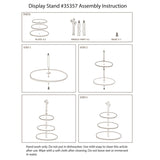 Zara Three Tiered Contemporary Display Stand