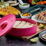 Tinga 8-Inch Tortilla Warmer, Microwave Safe