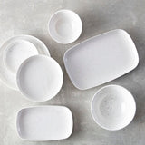 Camp White Rectangular Coupe Platter 11x7"