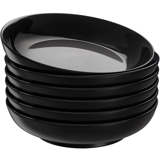Kook Ceramic Pasta Bowls, 32 oz, Set of 6