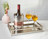 Stainless Steel Rectangular Tubular Serving Tray