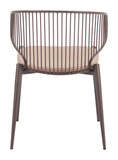 Silues Dining Chair Taupe & Brown