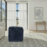 Komodo Navy Square Pouf