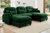 MOLLY 107" 3 Seater with 2 Ottomans