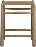 Santos - Backless Counter Stool With Stained Brown Base