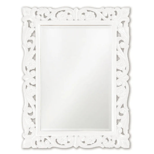 Chateau Mirror - Glossy White