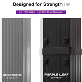 PURPLE LEAF Outdoor Pergola with Retractable Canopy Aluminum Shelter for Porch Garden Beach Shade Pavilion Pergola Modern Backyard Deck