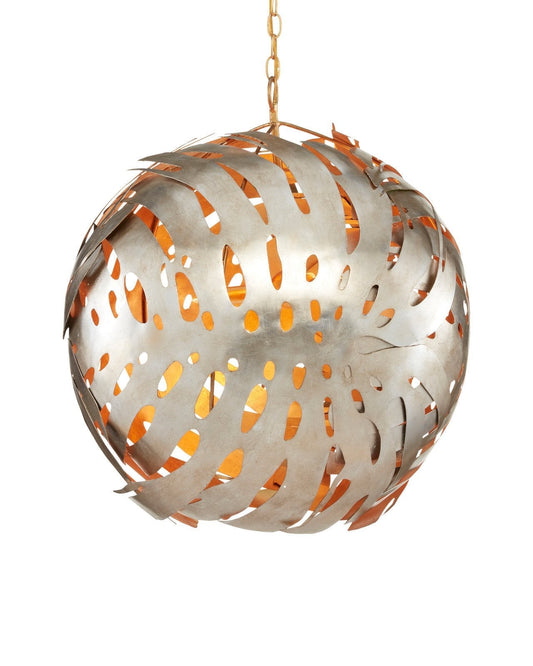 Elder Silver Orb Chandelier