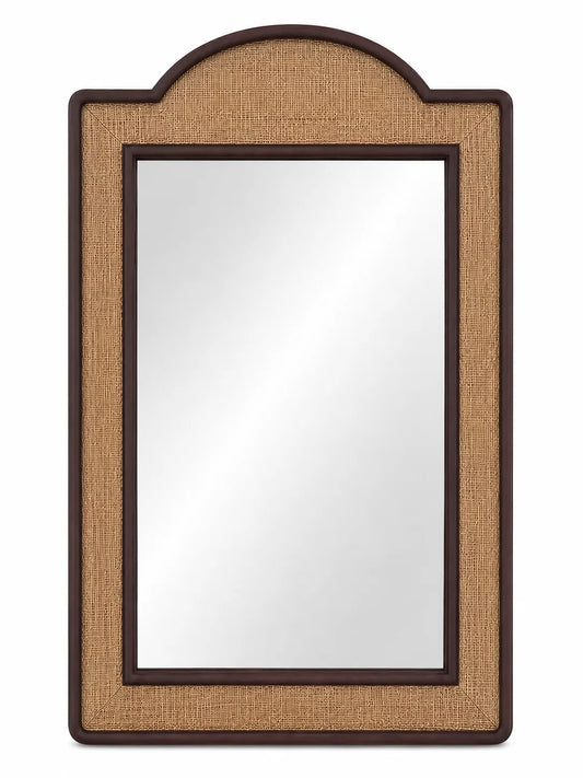 Raffea Tan Accent Mirror