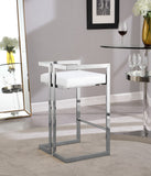 Ezra Contemporary Counter Stool Set of 2 - Stylish Seating for Home Bar or Kitchen with Comfort