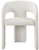Rendition Fabric Dining Chair - Contemporary Curved Design for Modern Homes and Elegant Spaces