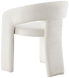 Rendition Fabric Dining Chair - Contemporary Curved Design for Modern Homes and Elegant Spaces