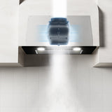 CIARRA 20 Inch Built-In Range Hood Insert Under Cabinet Black Stove Hood CAB52913E-N-OW