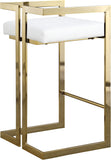 Ezra Contemporary Counter Stool Set of 2 - Stylish Seating for Home Bar or Kitchen with Comfort