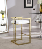 Ezra Contemporary Counter Stool Set of 2 - Stylish Seating for Home Bar or Kitchen with Comfort