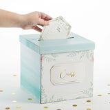 Geometric Floral Card Box