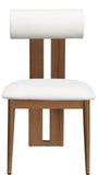 Dario Dining Chairs - Set of 2 Contemporary Vegan Leather Design with Comfort and Style