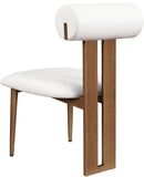 Dario Dining Chairs - Set of 2 Contemporary Vegan Leather Design with Comfort and Style