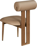 Dario Dining Chairs - Set of 2 Contemporary Vegan Leather Design with Comfort and Style