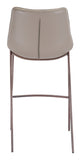 Magnus Barstool (Set of 2) Brown & Walnut