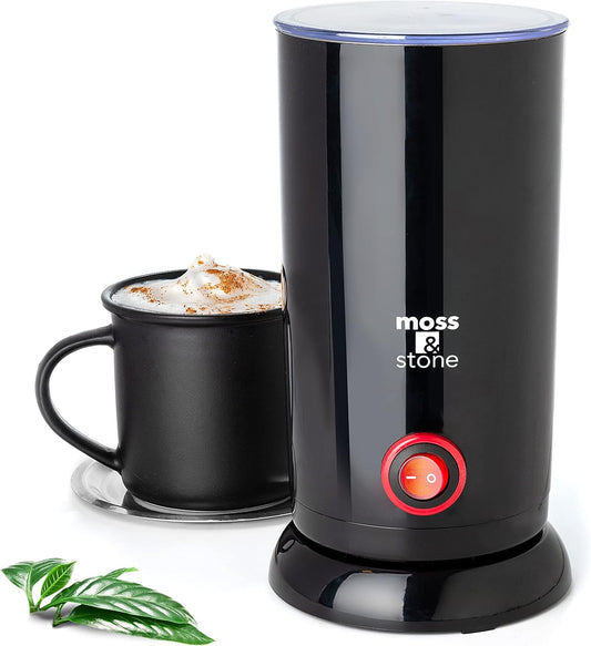 Electric Milk Frother & Warmer for Latte Foam