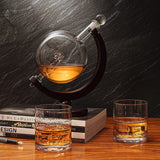 Lady Justice Law U.S. Constitution Whiskey & Wine Decanter Set - 850ml