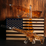 3 Gun Whiskey Decanters Set AR15, AK47