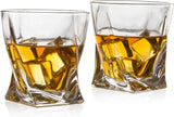 Luxurious Bar Gift Set - 2 Whiskey Glasses + 10 Bullets