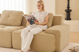 CORDELIA 117" 3-Seater Sofa with 1 Ottoman