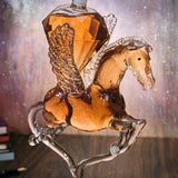 Pegasus Diamond Crystal Decanter - 12"