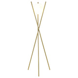 Yamileth 65-inch Spherical Bulb Metal Tripod Floor Lamp Gold