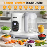 Baby Food Maker, All-in-One Baby Food Processor, White