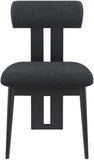 Dario Vegan Leather Dining Chairs - Set of 2, Contemporary Comfort with Stylish Walnut Frame