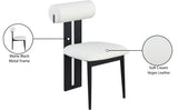 Dario Dining Chair Pair – Contemporary Vegan Leather Design with Comfort & Durability for Modern Homes